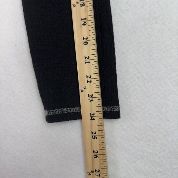 Soft Surroundings Nellie Tunic Black Sz Medium M V-Neck Knit Stretch Long Sleeve - Picture 10 of 12